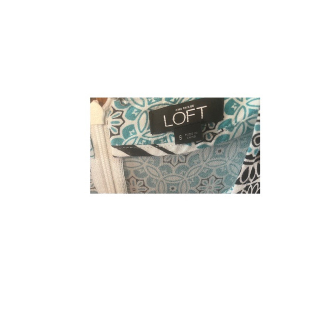 Loft Sand Dollar Bell Sleeve Romper In Radiant Teal - Picture 5 of 7